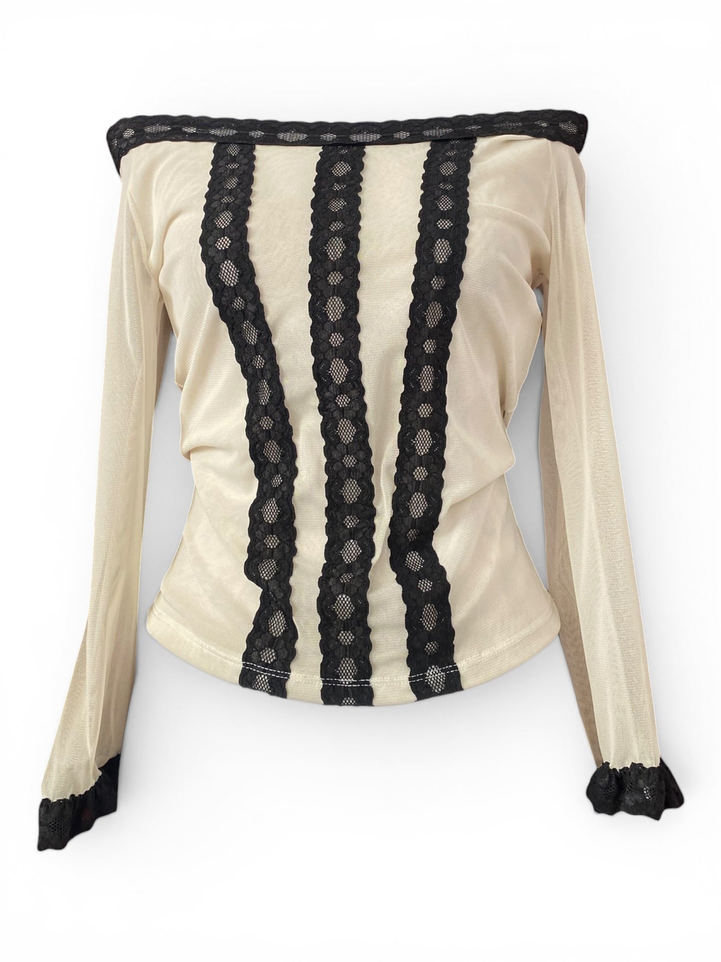 Romantic see through top