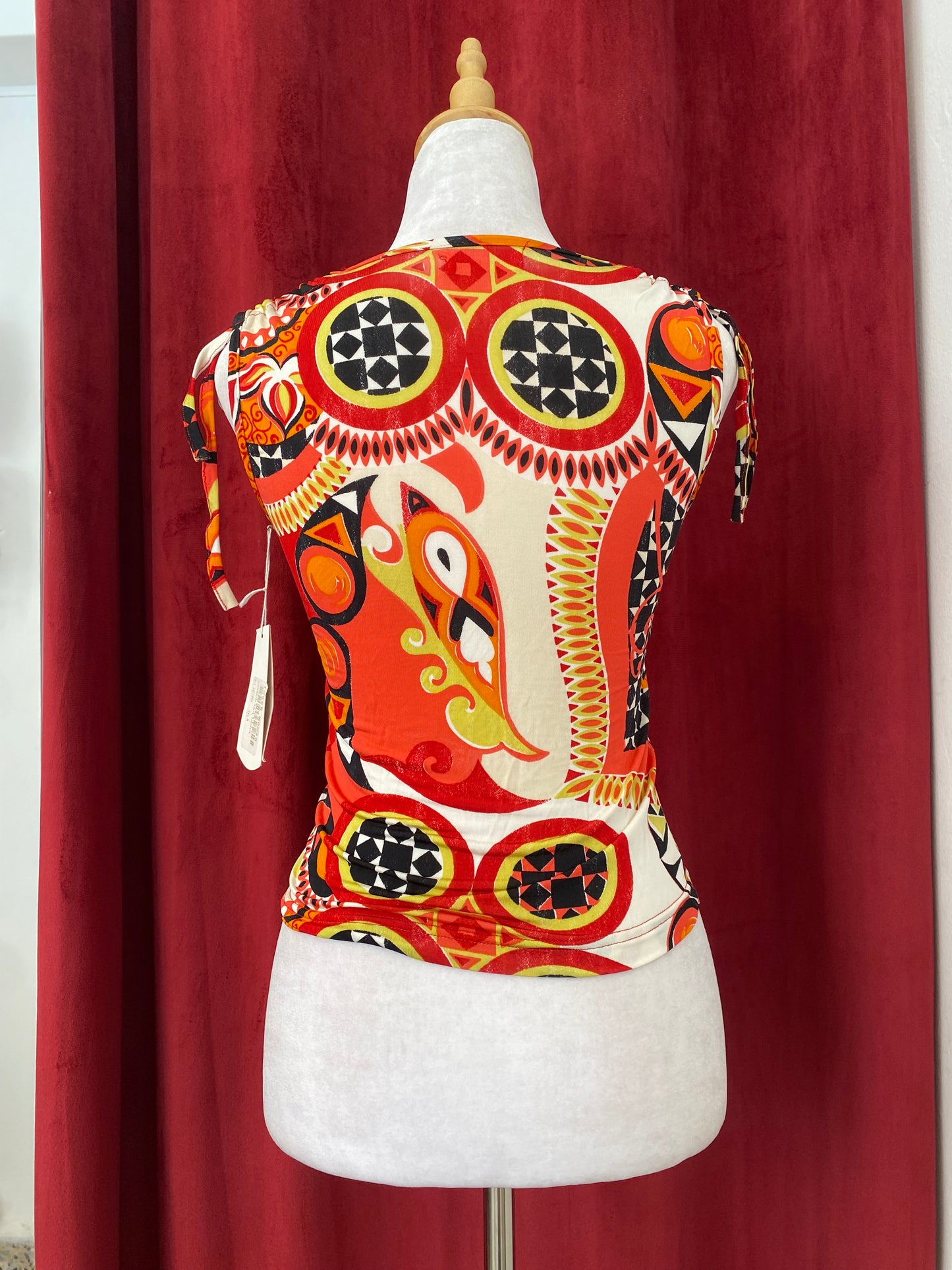 Multicoloured graphic top