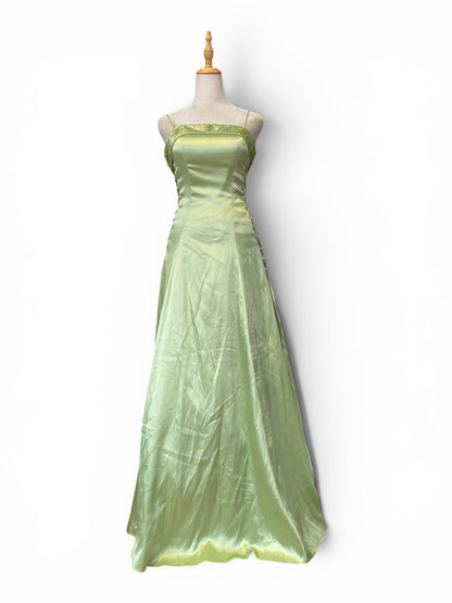 Green fairy corseted dress