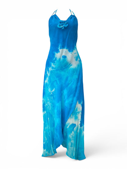 The ocean blue dress