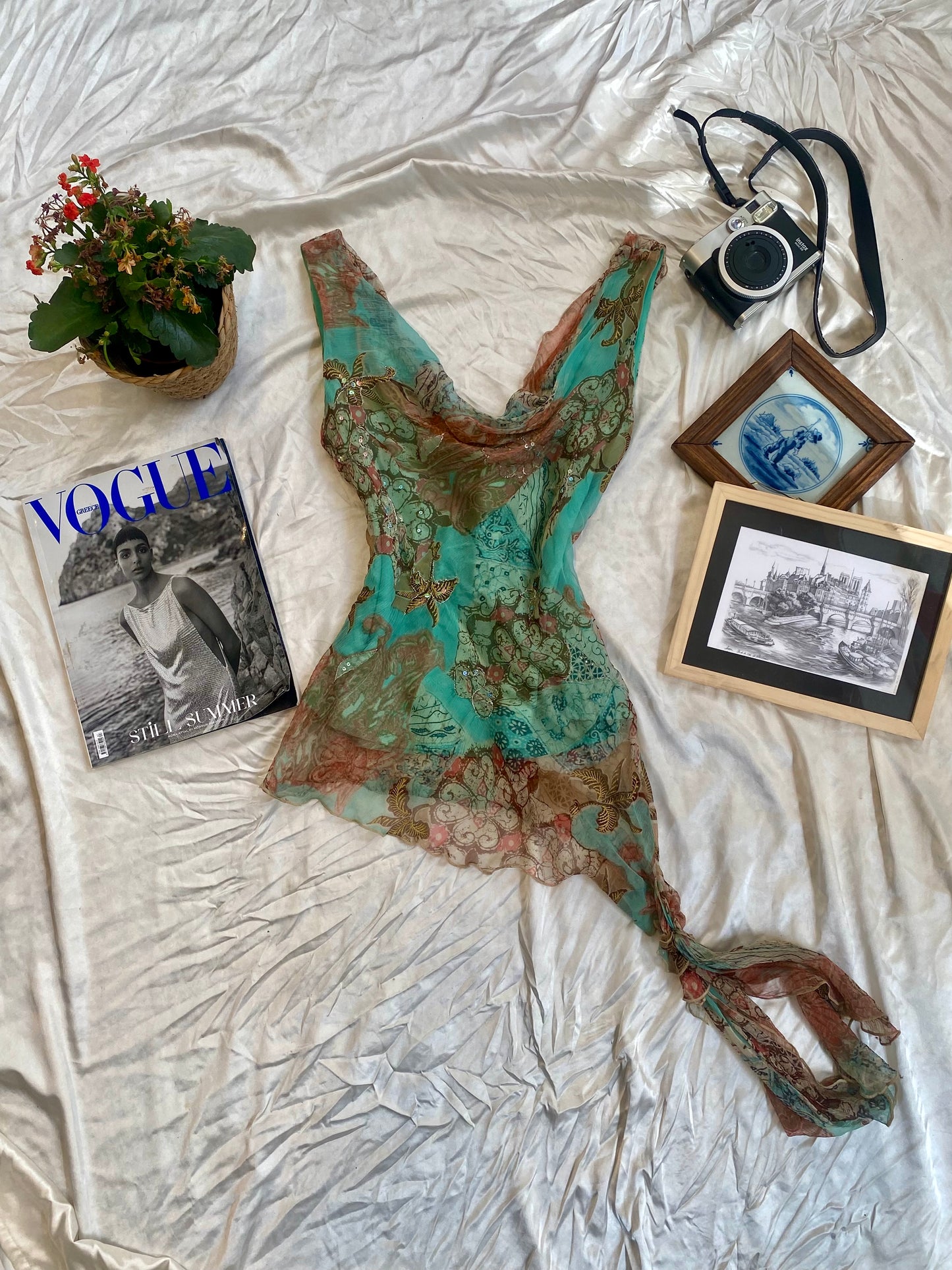 100% silk brand new K Derhy fairy top 🧚