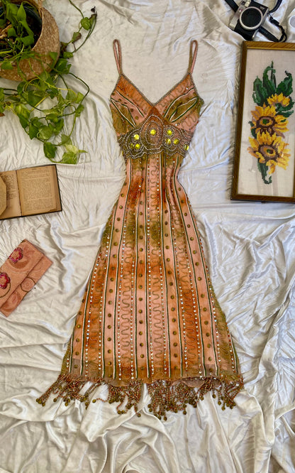 Golden Eden Embellished gown
