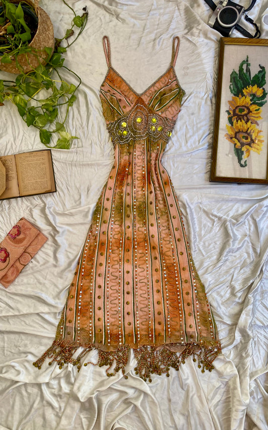 Golden Eden Embellished gown