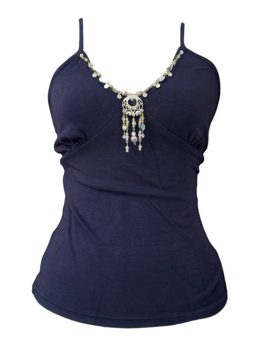 Dark blue y2k top