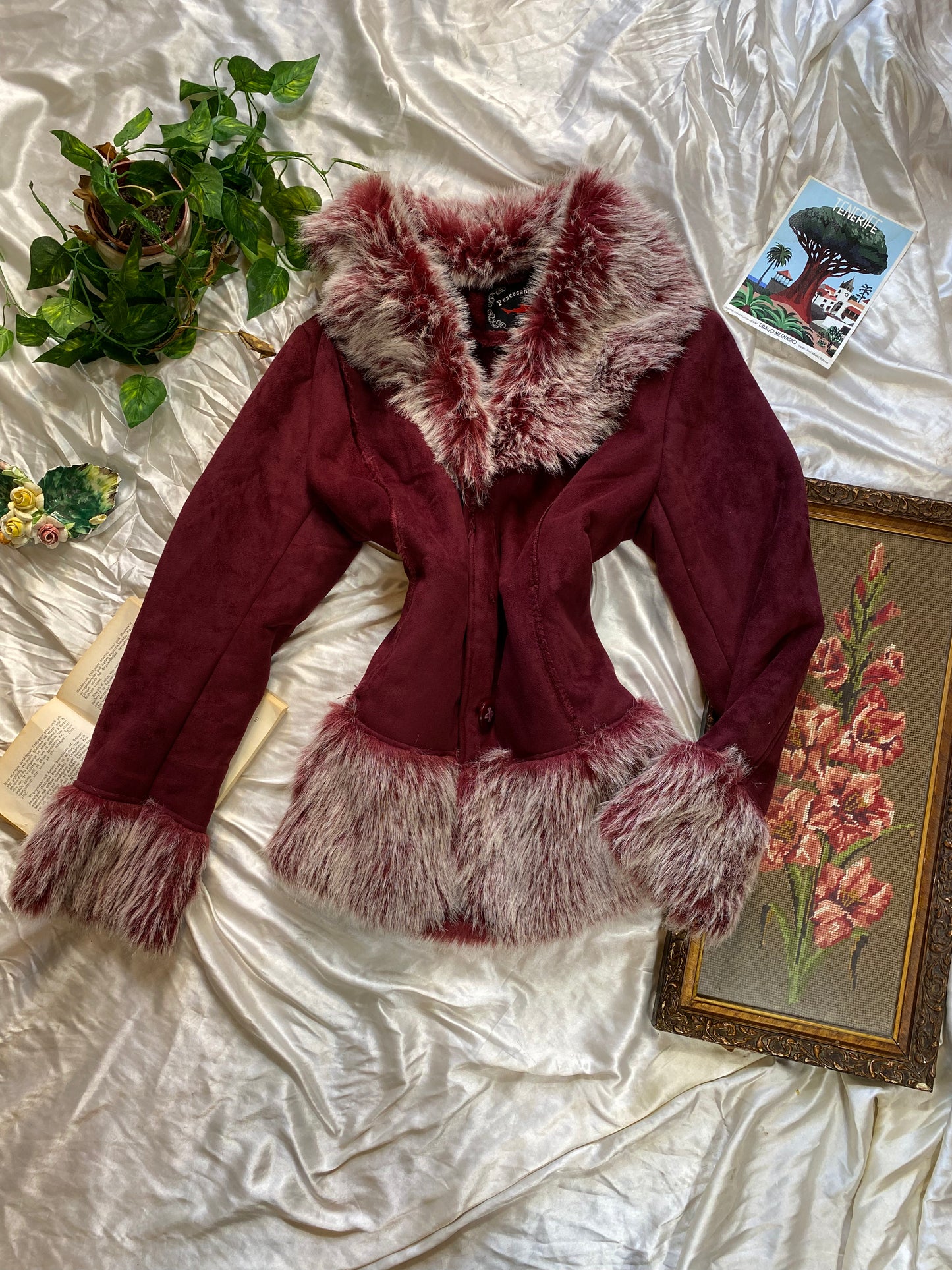 The Burgundy Snow Queen Jacket