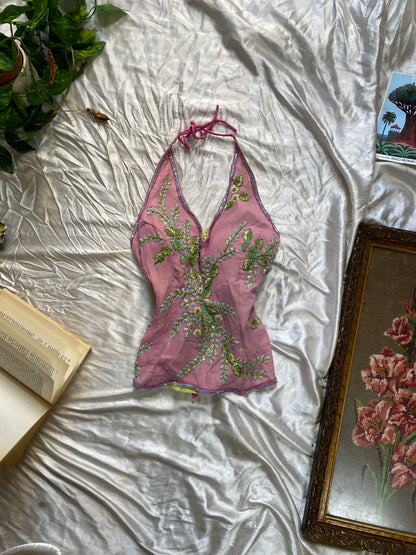 The Enchanted Garden Halter Top