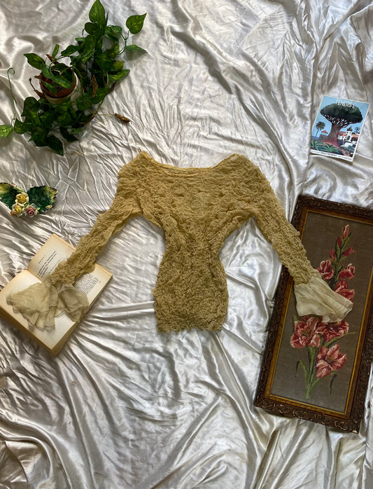 The Golden Hour Ruffle Top