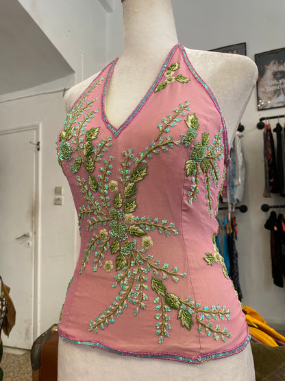 The Enchanted Garden Halter Top