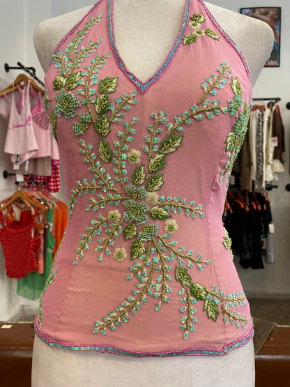 The Enchanted Garden Halter Top