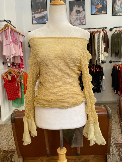 The Golden Hour Ruffle Top