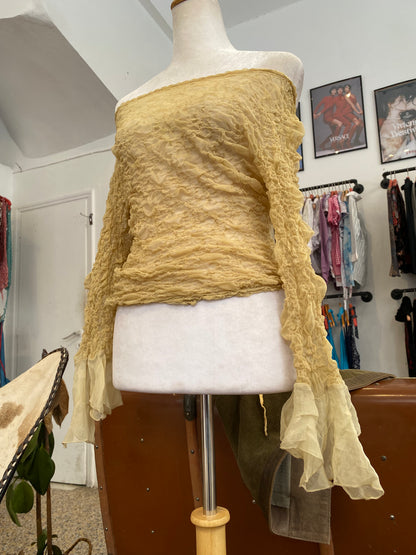 The Golden Hour Ruffle Top