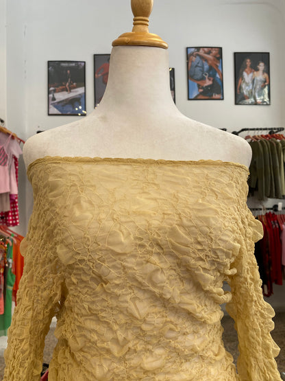 The Golden Hour Ruffle Top