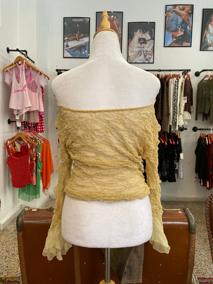 The Golden Hour Ruffle Top