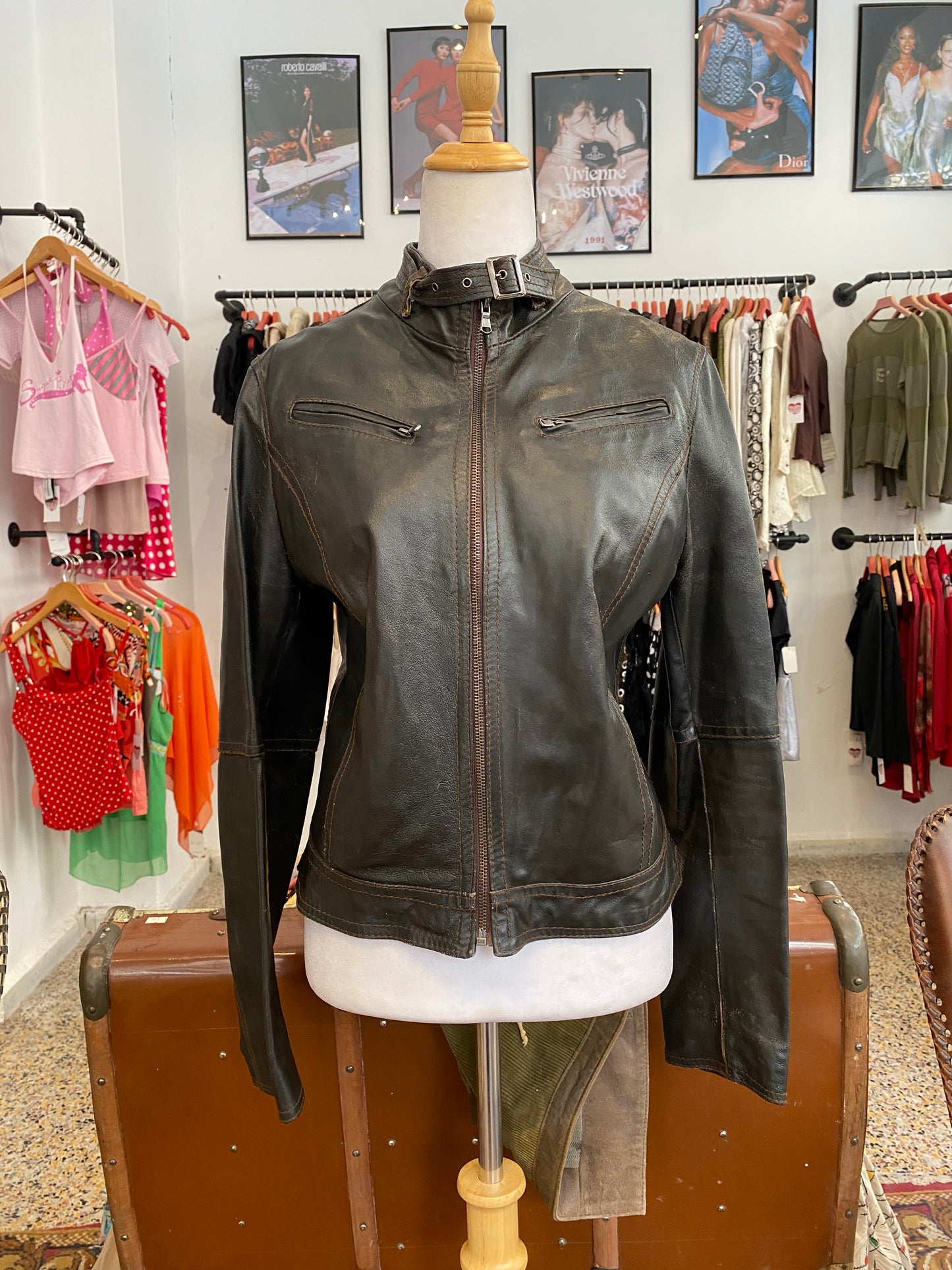 The Midnight Leather Biker Jacket
