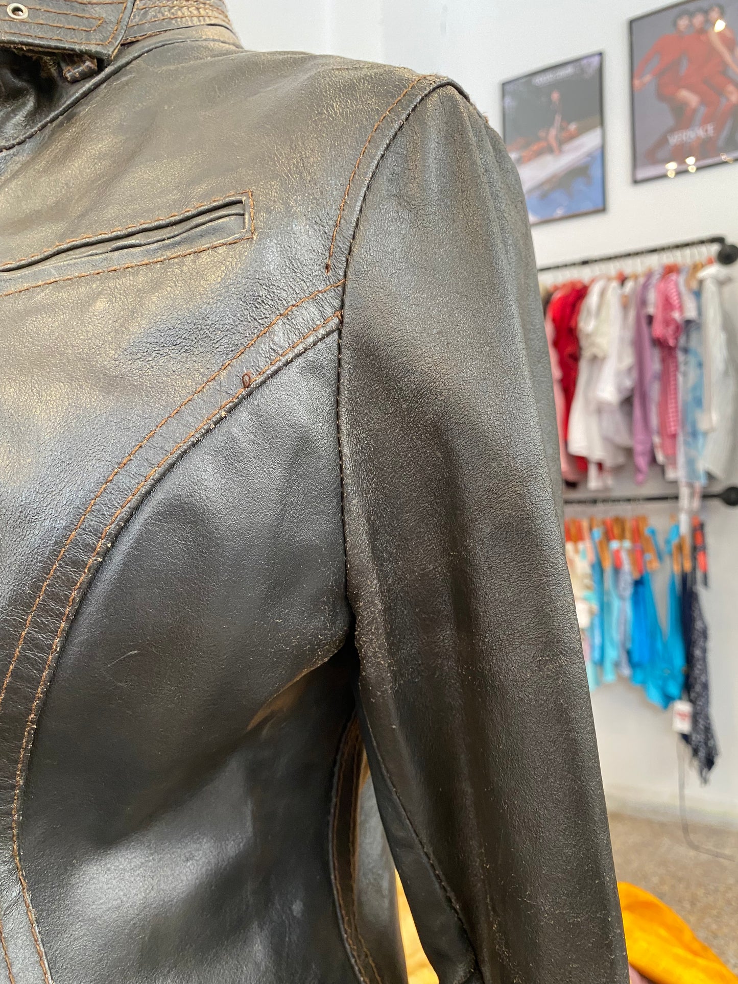 The Midnight Leather Biker Jacket