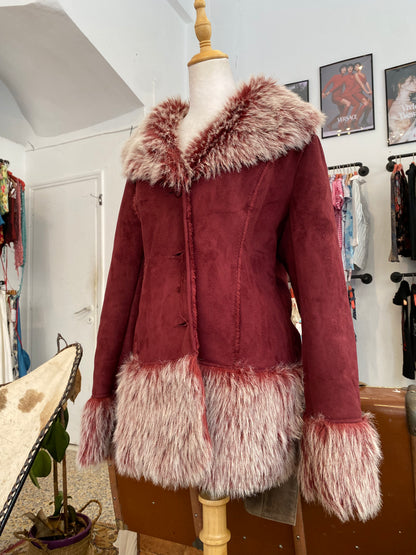 The Burgundy Snow Queen Jacket