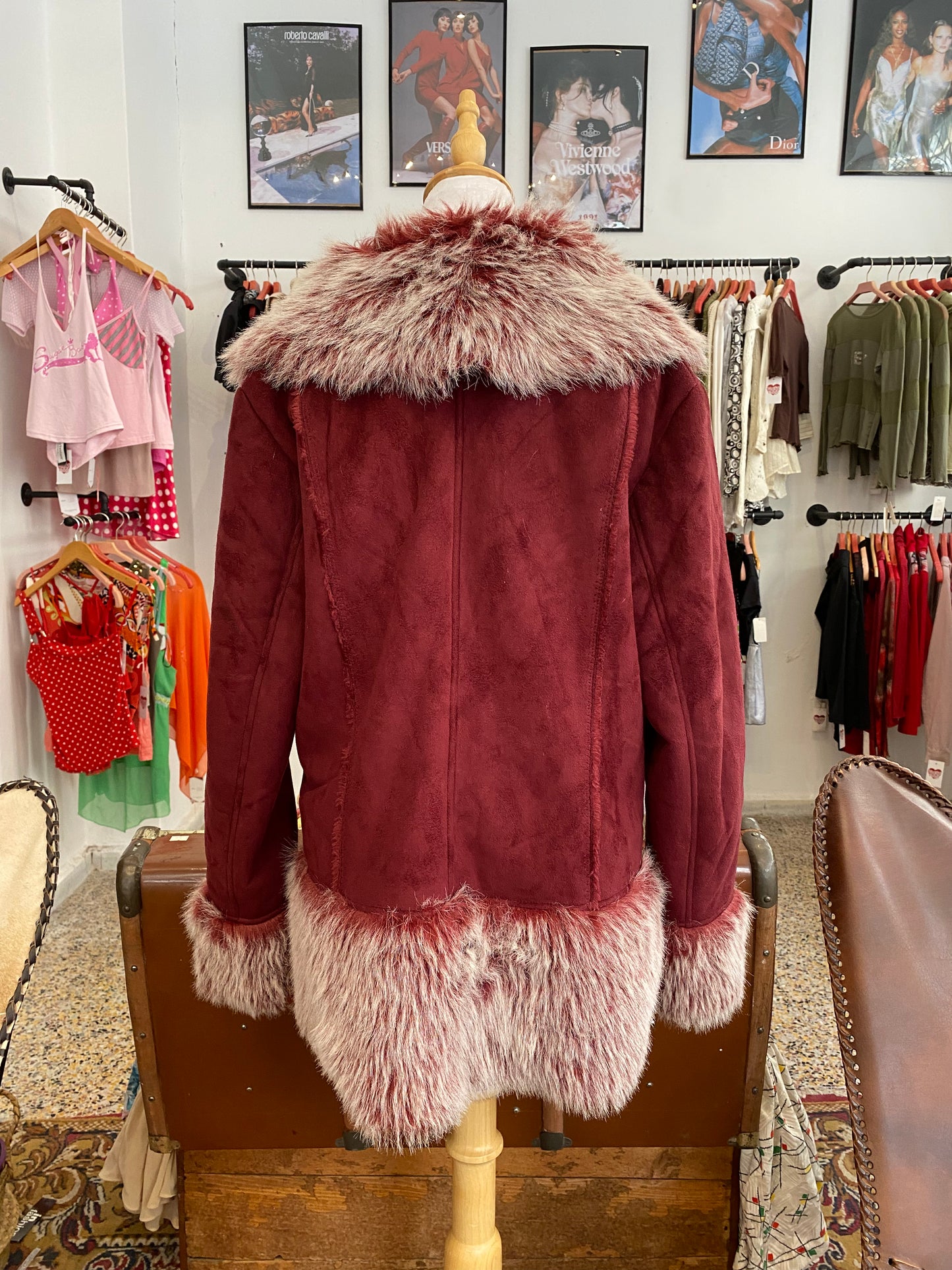 The Burgundy Snow Queen Jacket