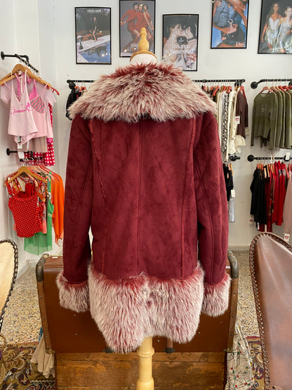 The Burgundy Snow Queen Jacket