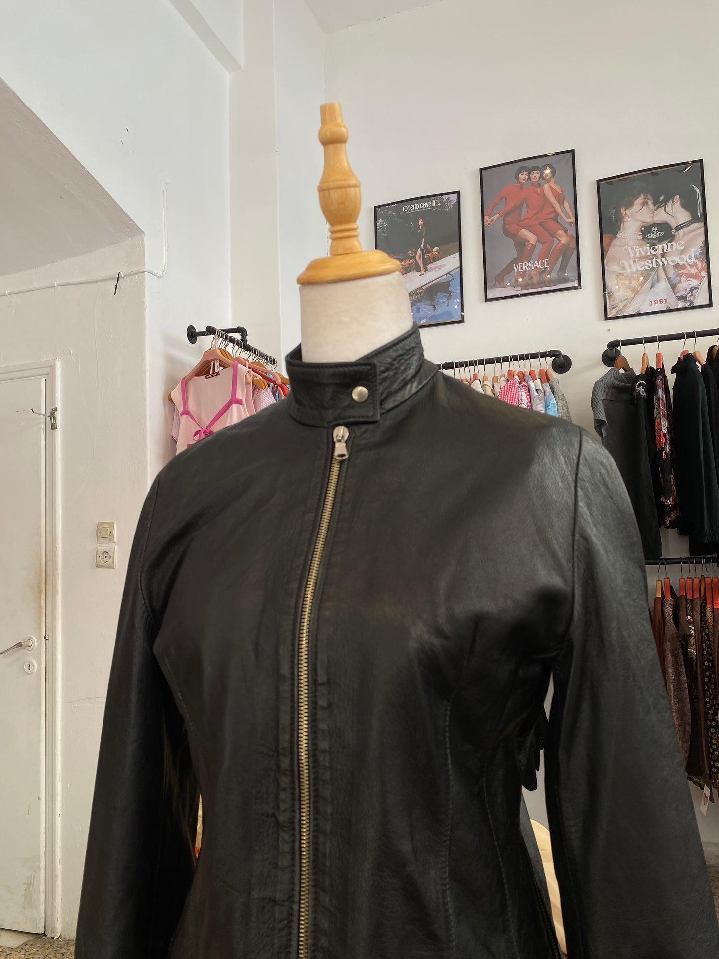 Classic Black Leather Jacket