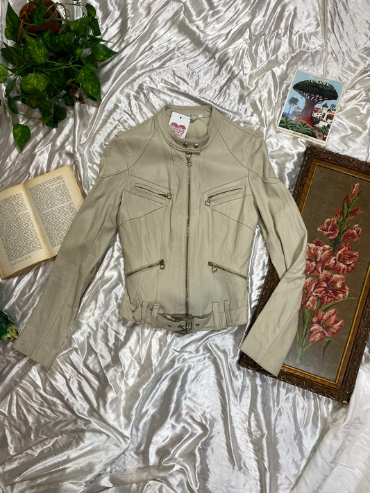 The Ivory Moto Jacket