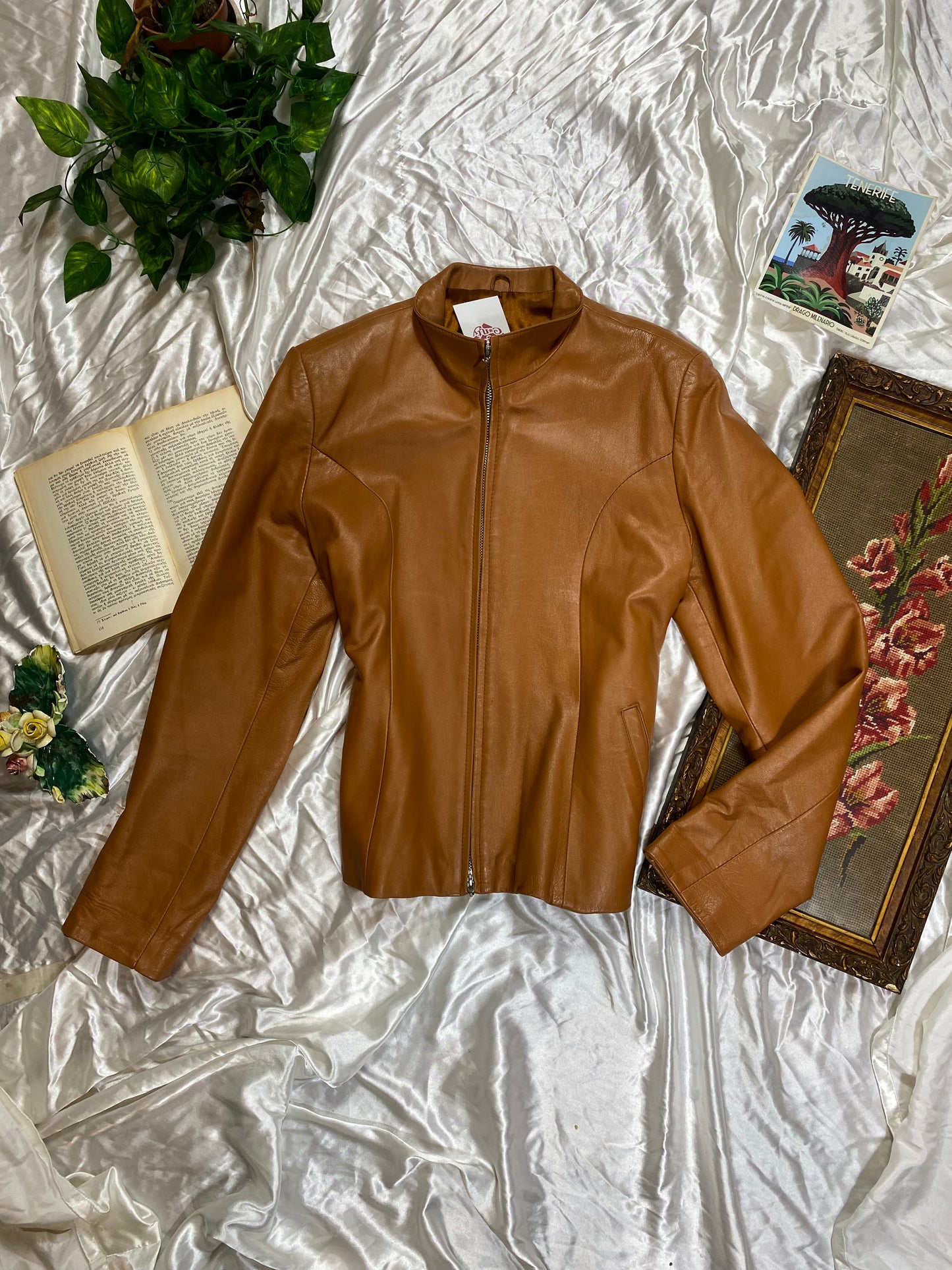 The Honey Brown Zip Jacket