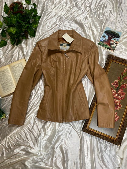 The Vintage Tan Leather Jacket