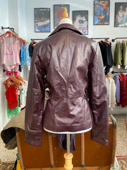 The Burgundy Embossed Jacket