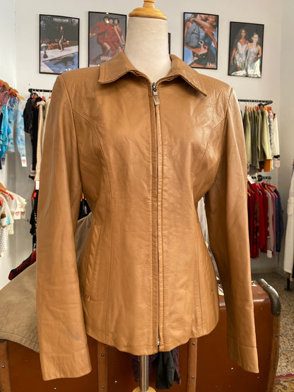 The Vintage Tan Leather Jacket