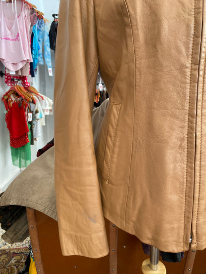 The Vintage Tan Leather Jacket