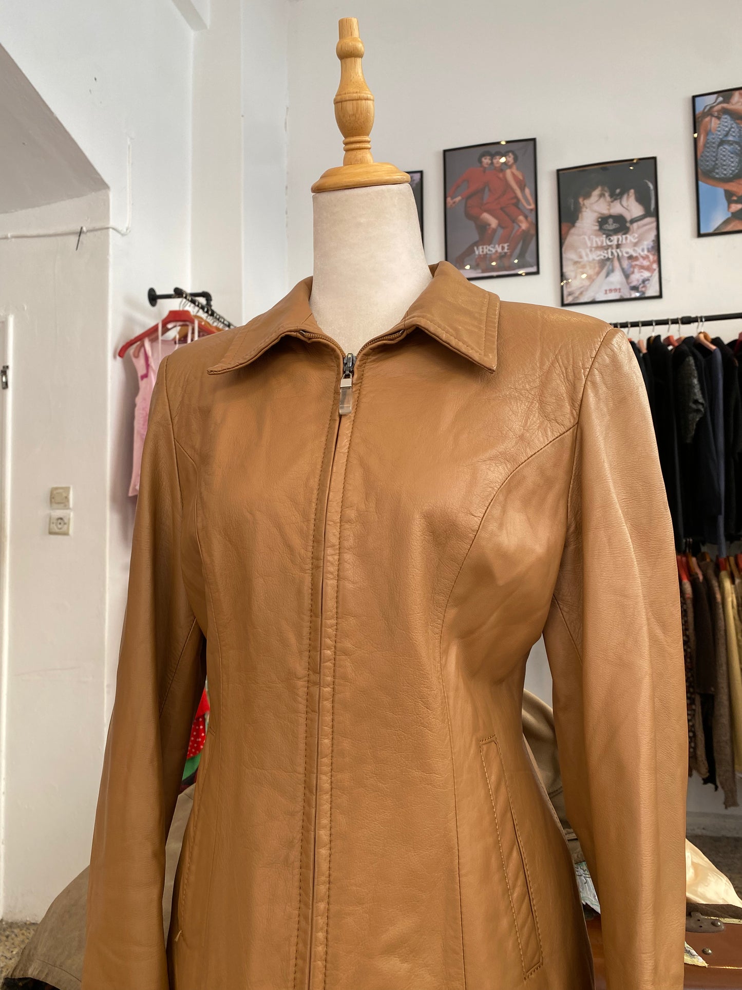 The Vintage Tan Leather Jacket