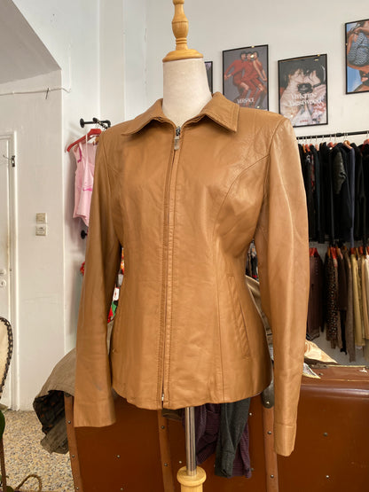 The Vintage Tan Leather Jacket