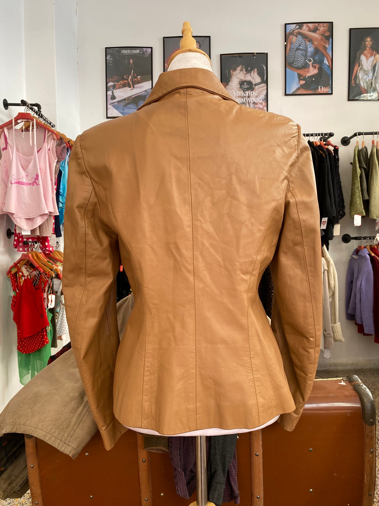 The Vintage Tan Leather Jacket
