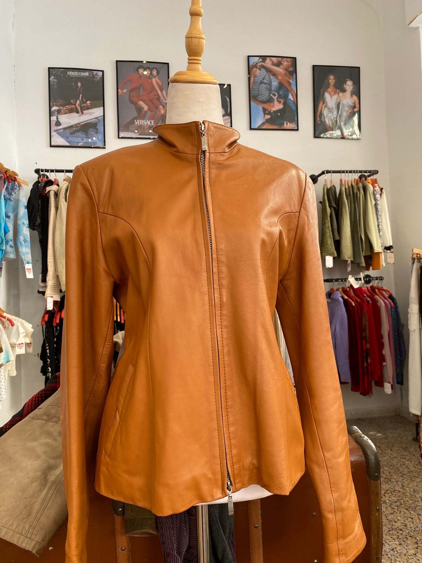 The Honey Brown Zip Jacket