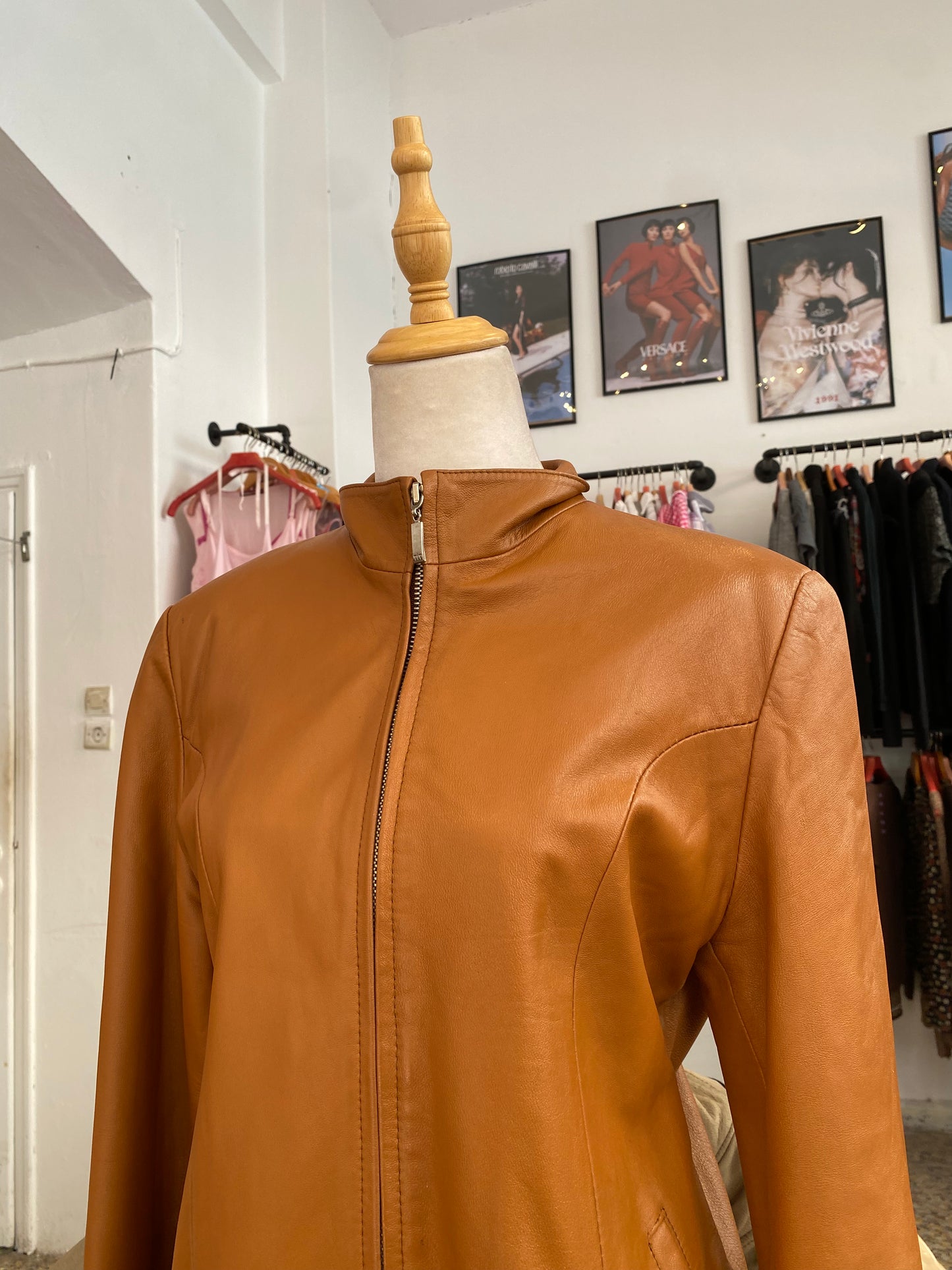 The Honey Brown Zip Jacket