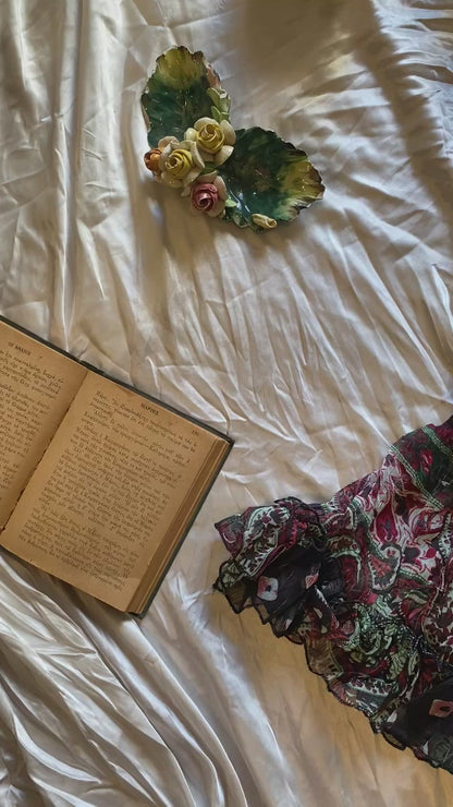 Silk based brand new beaded top