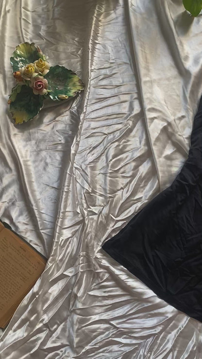 Black elastic corset top