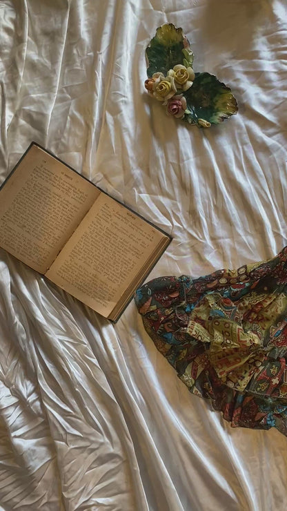 Silk based brand new beaded top