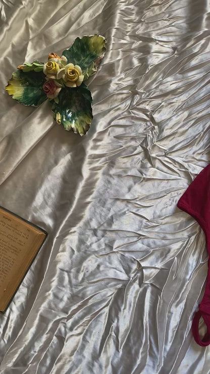 Brand new red 80B bodysuit with open back