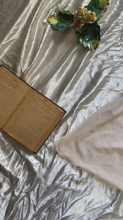 Fairy light pink babydoll with flower details