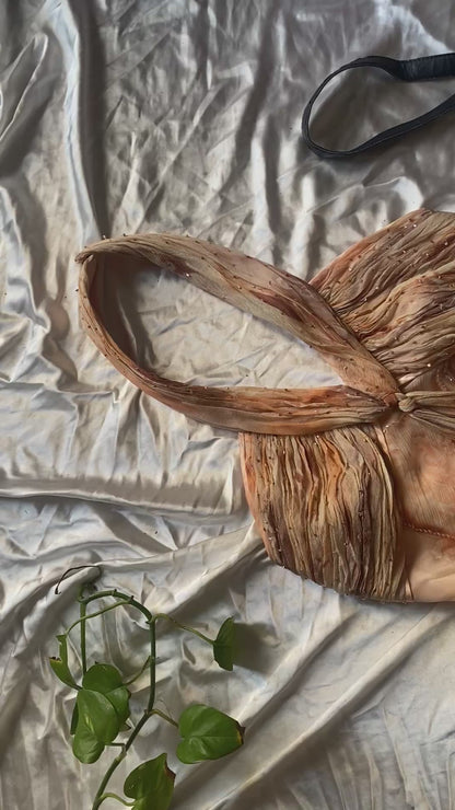 100% silk dress with sequin details